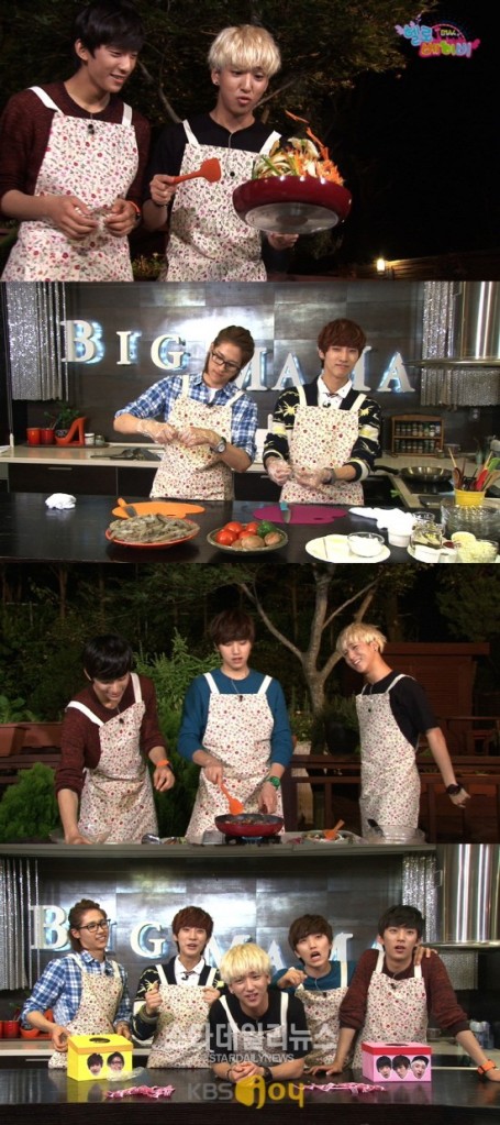 B1A4 يتعلمون كيفية الطبخ في Hello Baby .!!! 924